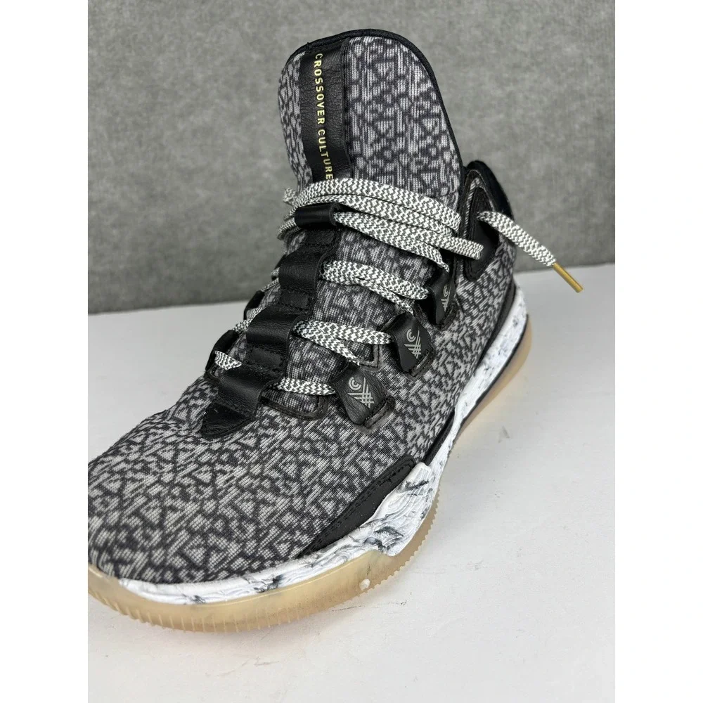 Crossover Culture Sniper LP2 Basketball Shoes Size 9 Black White Geometric